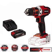 Einhell Bohrschrauber TE-CD 18/40 Li- 18 V, 40 Nm mit Akku 2.5 Ah + Ladegerät