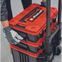 Einhell E-Case Tower Systemkoffer-Set (max. 120 kg, 3 Koffer inkl. Zubehör, Aufbewahrung & Transport von Zubehör und Werkzeug, stapelbar