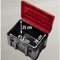 Original Einhell E-Case M Systemkoffer (max. 90 kg, universelle Aufbewahrung und Transport von Zubehör und Werkzeug