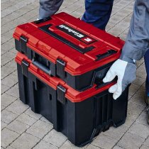 Original Einhell E-Case M Systemkoffer (max. 90 kg, universelle Aufbewahrung und Transport von Zubehör und Werkzeug