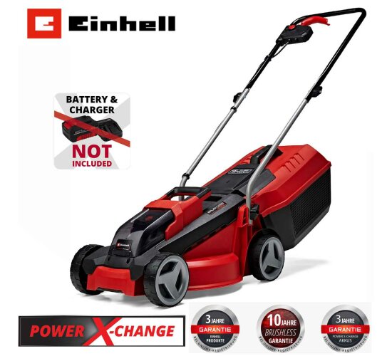 Einhell City Akku-Rasenmäher GE-CM 18/30 Li-Solo 18 V, 30 cm Schnittbreite bis 150 m², Brushless,