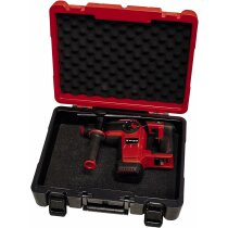Einhell Professional Bohrhammer TP-HD 18/26 Li BL-18V Akku 4.0 Ah + Koffer,  Bosch Meißel / Bohrerset