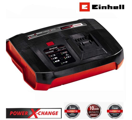 Einhell PXC Ladegerät Power-X-Boostcharger 6 A für alle PXC-Akkus Boostmode Power X-Change