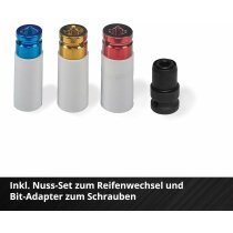 Einhell Pro  Schlagschrauber IMPAXXO 18/450 Akku 4.0 Ah 18V SF-Koffer 3-Gang-Getriebe, Bürstenloser Motor