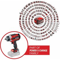Einhell Pro  Schlagschrauber IMPAXXO 18/450 Akku 4.0 Ah 18V SF-Koffer 3-Gang-Getriebe, Bürstenloser Motor