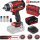 Einhell Pro  Schlagschrauber IMPAXXO 18/450 Akku 4.0 Ah 18V SF-Koffer 3-Gang-Getriebe, Bürstenloser Motor