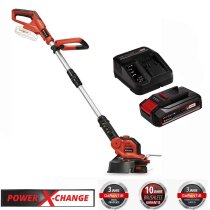 Einhell Rasentrimmer GE-CT 18/28 Akku 2.5 Ah Ladegerät 18V Ø 28mm, Fadentrimmer