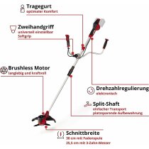 Einhell Sense Agillo 36/255 BL  36V  2 x 18V Akku 2 x Ladegerät Brushless Motor