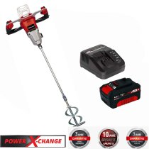 Einhell Professional Akku-Farb / Mörtelrührer TP-MX 18-2 Li BL 18V mit Akku 4.0 Ah  2-Gang-