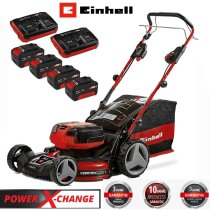 Einhell Akku-Rasenmäher GE-CM 36/47 S HW Li 4x4,0 Ah 18V-PXC-Akkus, 2x PXC-Twincharger