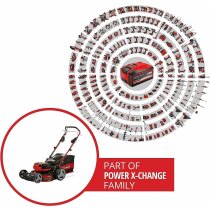 Einhell Akku-Rasenmäher GE-CM 36/47 S HW Li 4x4,0 Ah 18V-PXC-Akkus, 2x PXC-Twincharger