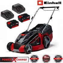 Einhell Rasenmäher GE-CM 43 Li M Kit 36V, 43 cm 2 x...