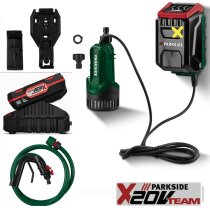 PARKSIDE 20 V Akku-Regenfasspumpe PRPA 20 -Li , mit Akku...