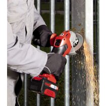 Einhell Winkelschleifer TE-AG 18/115 18V 115 mm +Akku 4.0 Ah, Bag, 2 Bosch Trennscheiben