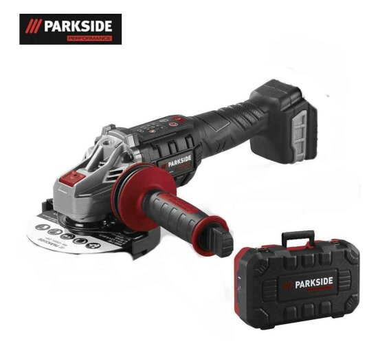 PARKSIDE PERFORMANCE Akku Winkelschleifer PWSAP 20-Li F6 ohne Akku  , Ladegerät