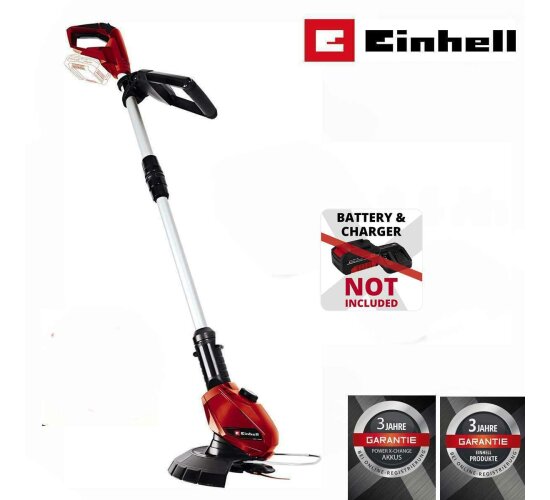 Einhell Akku-Rasentrimmer Power X-Change GE-CT 18 Li  18V,SOLO dreh- und neigbarer Motorkopf, Flowerguard