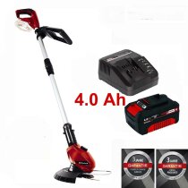 Einhell Akku-Rasentrimmer Power X-Change GE-CT 18 Li  18V, dreh- und neigbarer Motorkopf, Flowerguard Akku 4.0 Ah Ladegerät