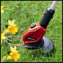 Einhell Akku-Rasentrimmer Power X-Change GE-CT 18 Li  18V, dreh- und neigbarer Motorkopf, Flowerguard Akku 4.0 Ah Ladegerät