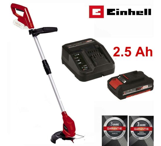 Einhell Akku-Rasentrimmer Power X-Change GC-CT 18/24 Flowerguard Akku 2,5 Ah Ladegerät