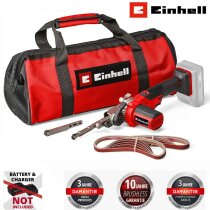 Einhell Akku-Bandfeile TE-BF 18 Li-Solo 18V 2x Schleifarme 9 mm und 13 mm