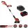 Einhell Rasentrimmer GE-CT 18/28 Akku 4.0 Ah Ladegerät 18V Ø 28mm, Fadentrimmer