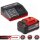 Einhell Starter Kit 5,2 Ah Akku 18V und Fastcharger 4 A 80 min Ladezeit 18 V