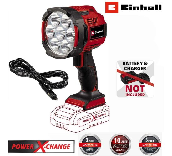 Einhell Akku-Lampe TE-CL 18/2500 LiAC-Solo 18V, 2500lm 7 LEDs, 6500K