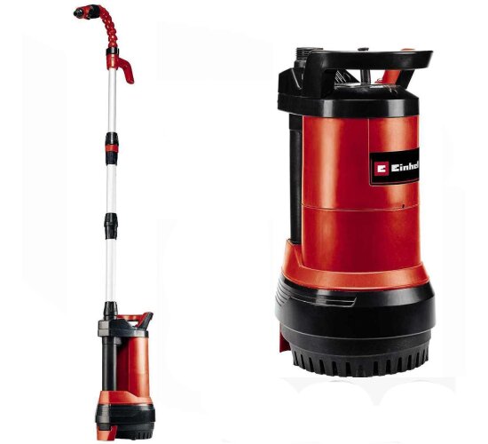 Einhell Regenfasspumpe GE-PP 5555 RB-A  2in1 Tauchdruck + Regenfaßpumpe 550 W