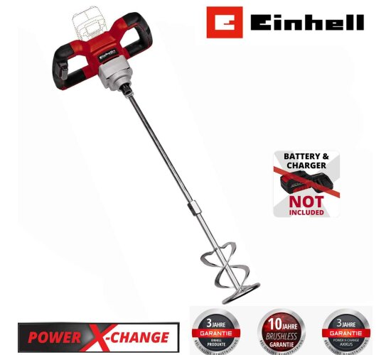 Einhell Akku-Farbmörtelrührer TE-MX 18 Li-Solo 18V Drehzahl-Elektronik
