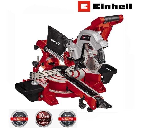 Einhell Zug-Kapp-Gehrungssäge TE-SM 216 Dual 1.800 W inkl. Hartmetall-Sägeblatt