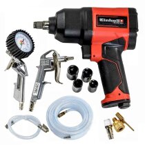 Einhell 10-tlg.Set Druckluft-Schlagschrauber,...