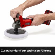 Einhell Akku-Polier- / Schleifmaschine CE-CP 18/180 Li 18V Drehzahlregulierung
