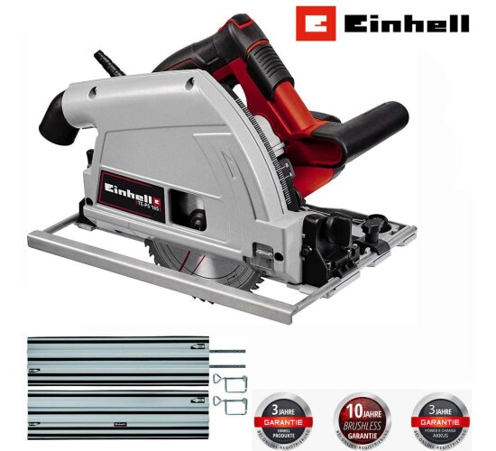 Einhell Tauchsäge TE-PS 165 1.200 Watt + Führungsschiene 2 x 1m