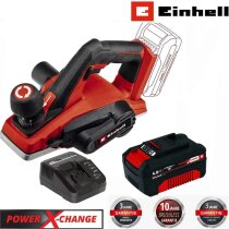 Einhell 18V Akku-Hobel TE-PL 18/82 Li-mit Akku 4-0 Ah ,...
