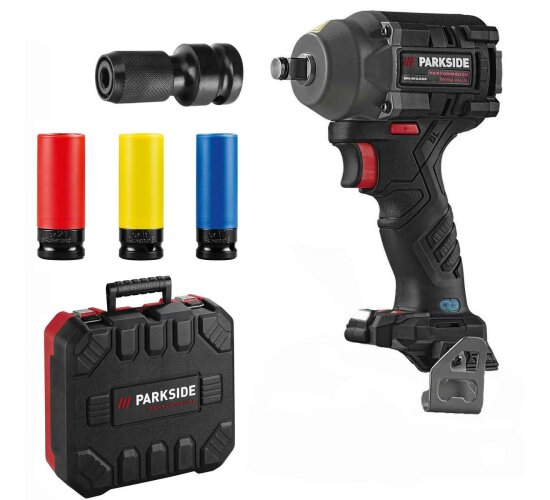 PARKSIDE Performance Drehschlagschrauber PPDSSA 20V + 1/4 Hex Adapter ohne Akku