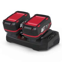 GÜDE Starterset Doppel Ladegerät + 18V E³...