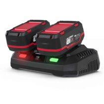 GÜDE Starterset Doppel Ladegerät + 18V E³ 2 x Akku 4.0 Ah LGAP 18-3040