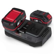 GÜDE Starterset Doppel Ladegerät + 18V E³ 2 x Akku 4.0 Ah LGAP 18-3040
