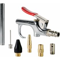 Güde Druckluft Ausblaspistole mit Adaptern 7-tlg...