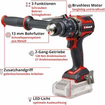 Einhell Professional 18V Akku-Schlagbohrschrauber TP-CD 18/120 BL Akku 4.0 Ah Koffer
