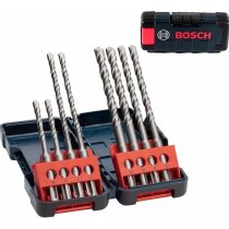 Bosch Hammerbohrer-Set SDS-Plus-3, Tough Box, 8-tlg Beton...