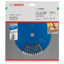 Bosch Kreissägeblatt Expert for Wood 160 x 20 x 1,8...