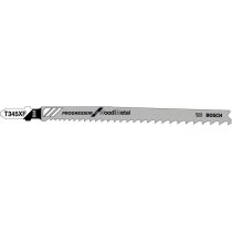 Bosch Stichsägeblatt T345XF, Progressor for Wood and Metal, 5er-Pack