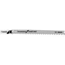 Bosch Stichsägeblatt T345XF Progressor for Wood and Metal, 3er-Pack