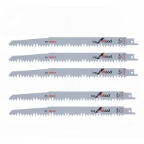 Bosch Säbelsägeblatt S1531L,Top for Wood, 5er-Pack