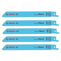 Bosch 5x Säbelsägeblatt S918AF Basic for Metal