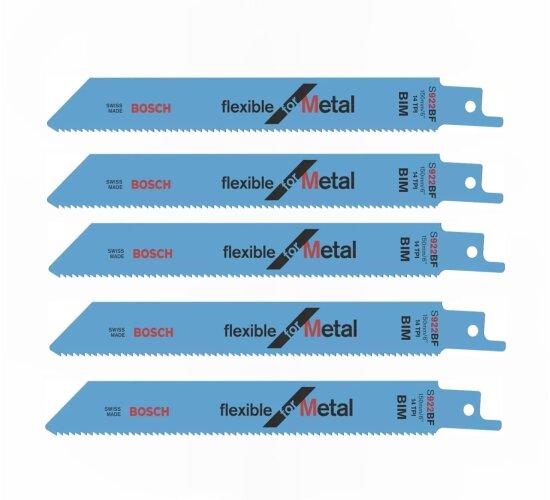 Bosch Säbelsägeblatt S 922 BF Flexible for Metal 5 St.