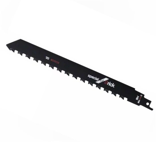 Bosch Professional Säbelsägeblatt S1543HM für Baustein,240 x 23 x 1,5 mm
