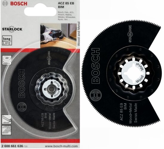 Bosch BIM Segmentsägeblatt ACZ 85 EB, Wood and Metal, 85 mm