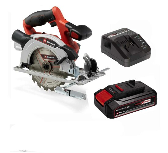 Einhell Handkreissäge TE-CS 18/150 Li - 18V mit Akku 2.5 Ah, Ladegerät